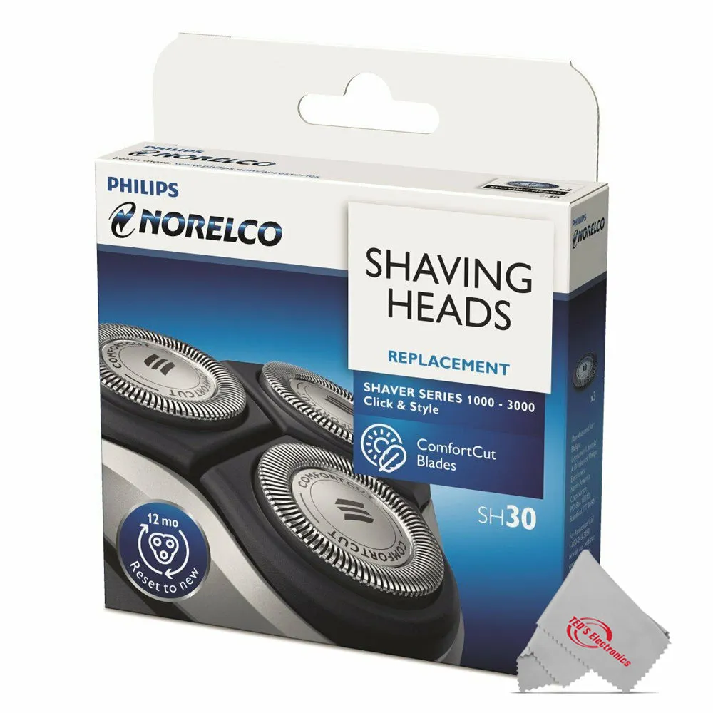 2x Philips Norelco Shaving Head for Shaver SensoTouch 2D 1100 Series RQ11/52 - Silver