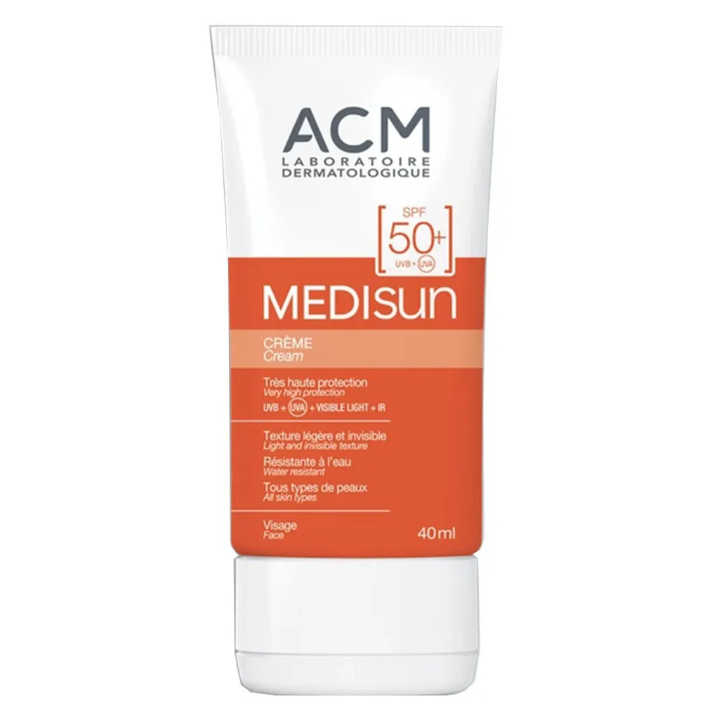 ACM Medisun SPF50  Invisible Face Sunscreen Cream For Sun Protection 40ml