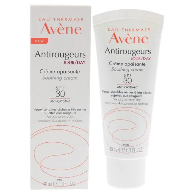 Antirougeurs Day Sothing Cream SPF 30 by Avene for Unisex - 1.3 oz Cream