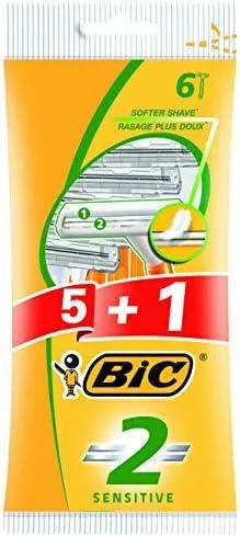 Bic 2 Sensitive Razor White 15 Razors