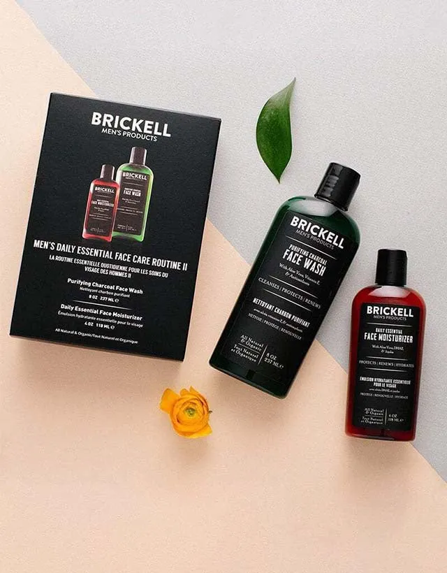 Brickell Men's Products - Daily Essential Men's Face Care Routine II