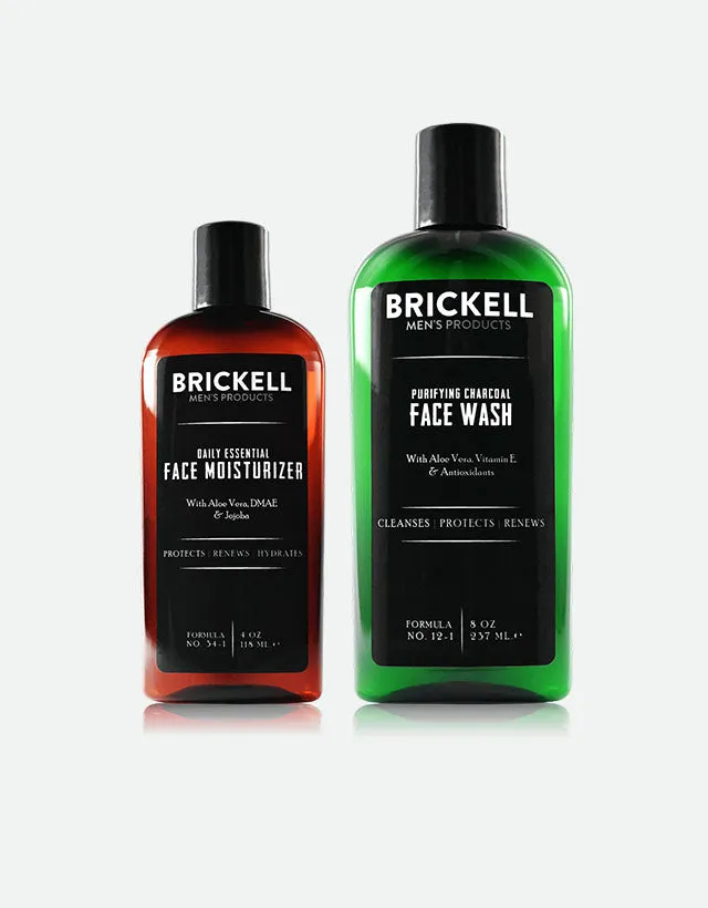 Brickell Men's Products - Daily Essential Men's Face Care Routine II