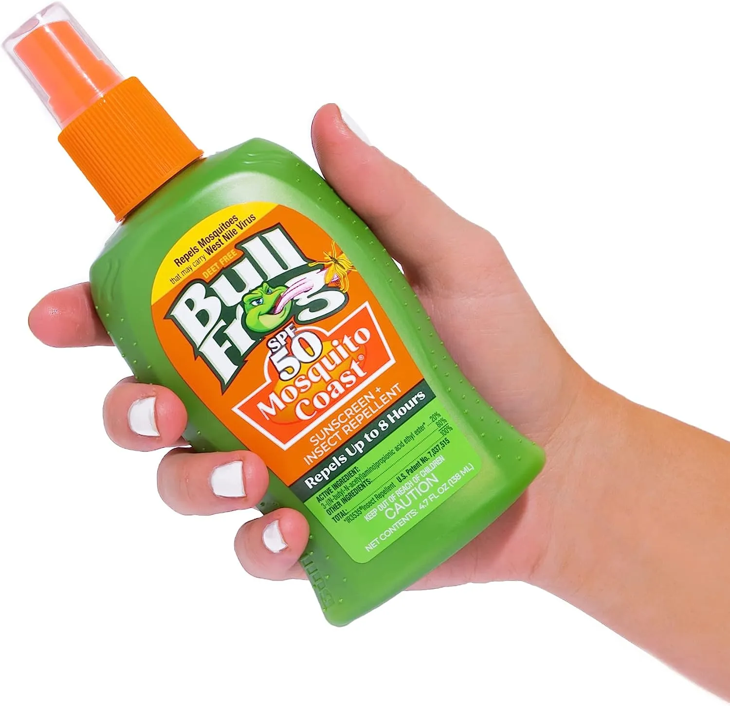 Bullfrog? Mosquito Coast Sunscreen and Insect Repellent Pump Spray