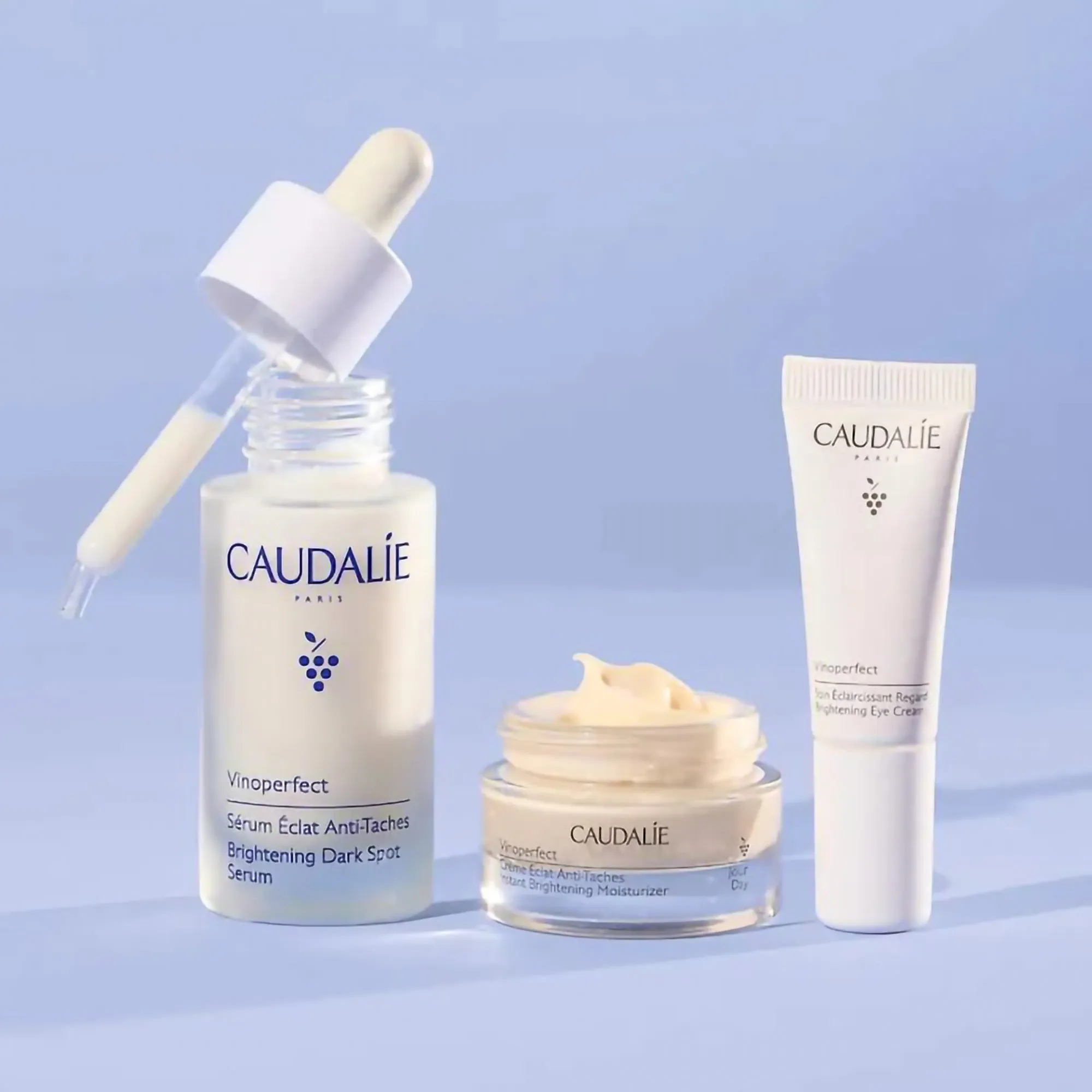 Caudalie Vinoperfect Face & Eye Brightening Trio-Holiday 2024