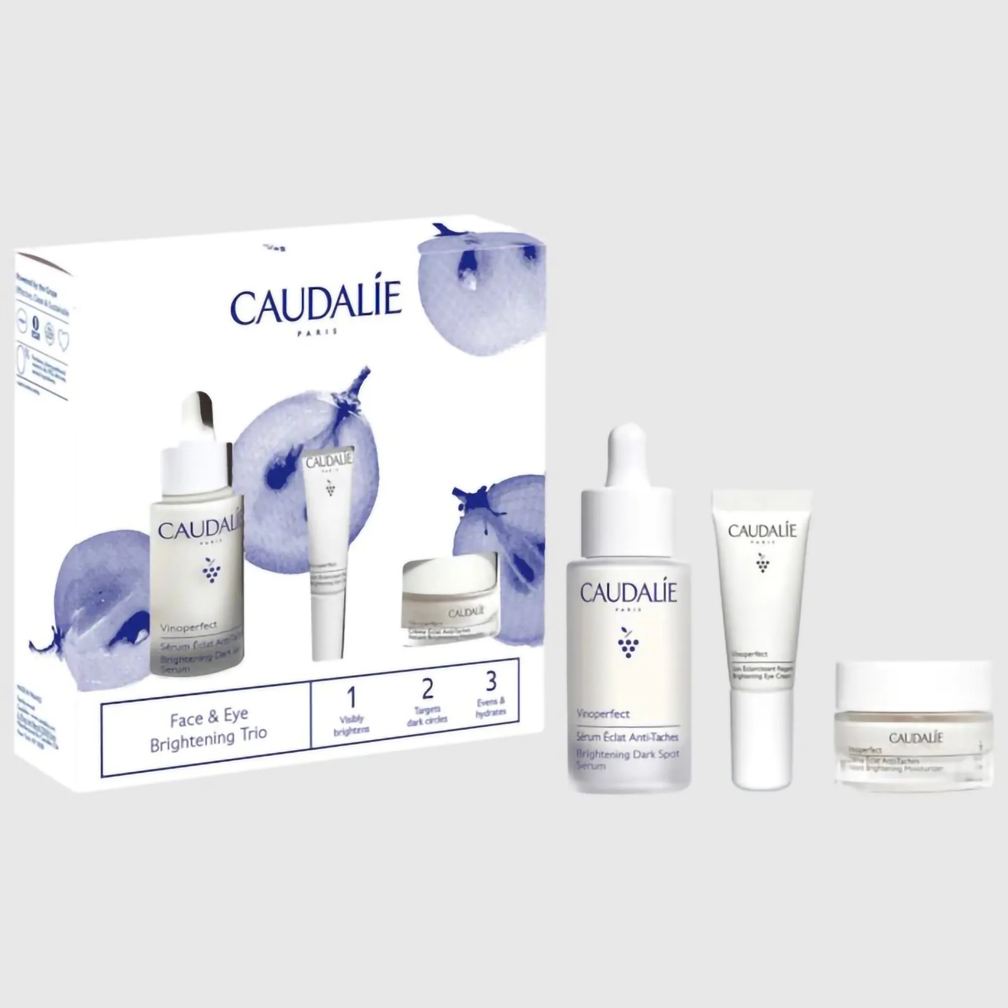 Caudalie Vinoperfect Face & Eye Brightening Trio-Holiday 2024