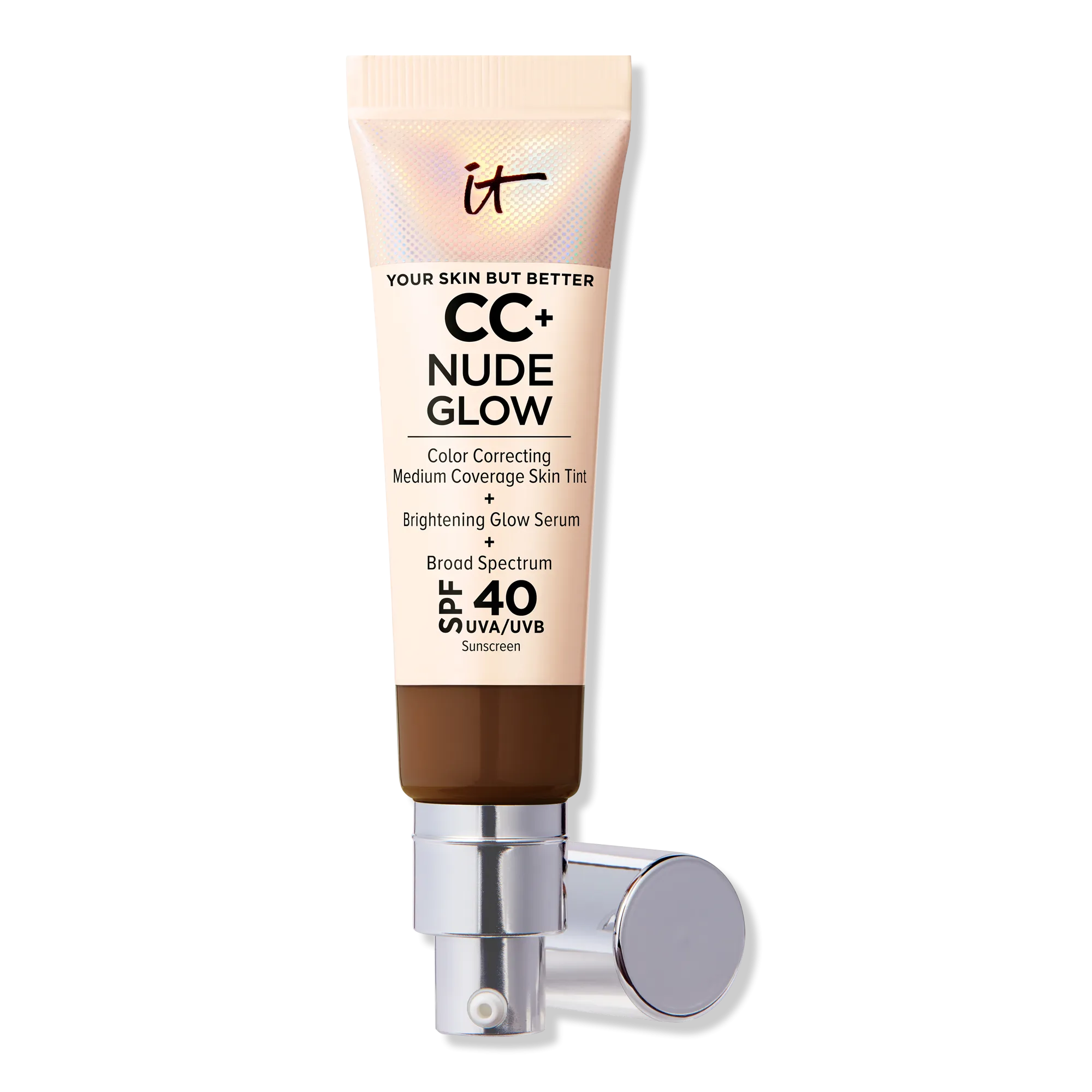 CC  Nude Glow Lightweight Foundation   Glow Serum with SPF 40