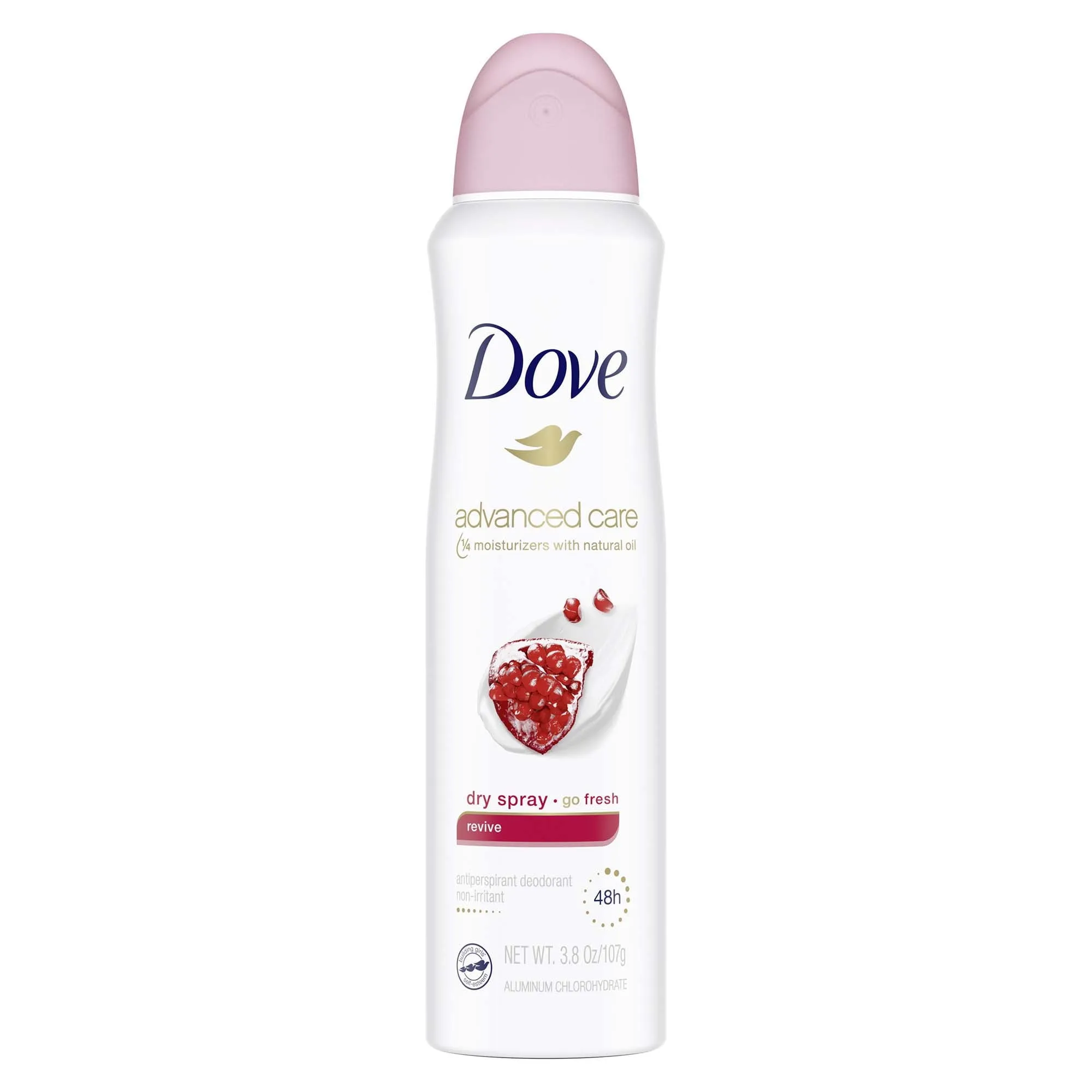 Dove Advanced Care Long Lasting Women's Antiperspirant Deodorant Dry Spray, Fruity, 3.8 oz