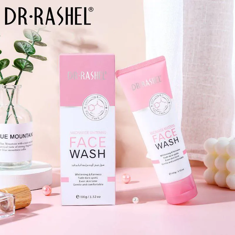 DR RASHEL Niacinamide Whitening Fade Dark Spots Face Wash 100g DRL- 1637