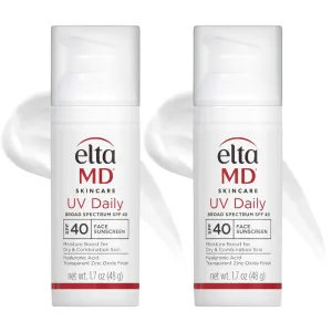 EltaMD UV Daily Untinted Broad-Spectrum SPF 40 DUO ($78 Value)