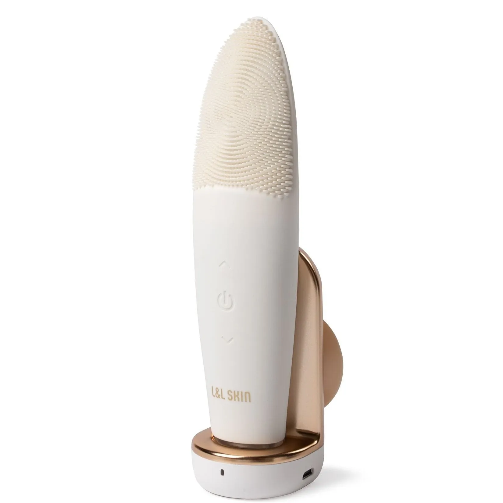 EMI Pro - Heating Silicone Facial Cleansing Brush- White