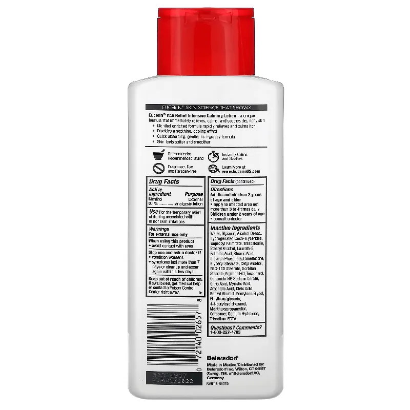 Eucerin Itch Relief Intensive Soothing Lotion, 250 ml