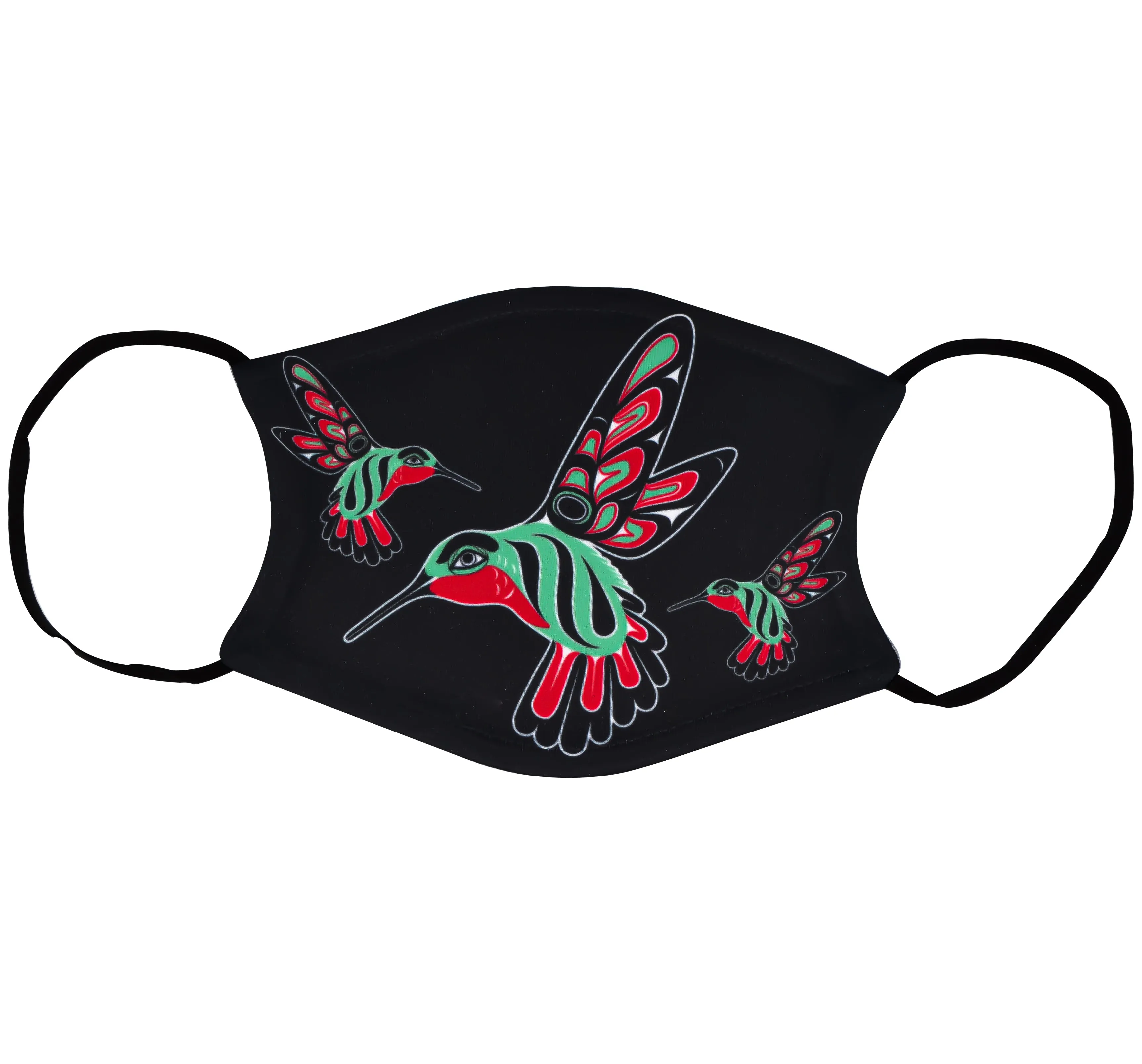 Formline Hummingbird Face Mask