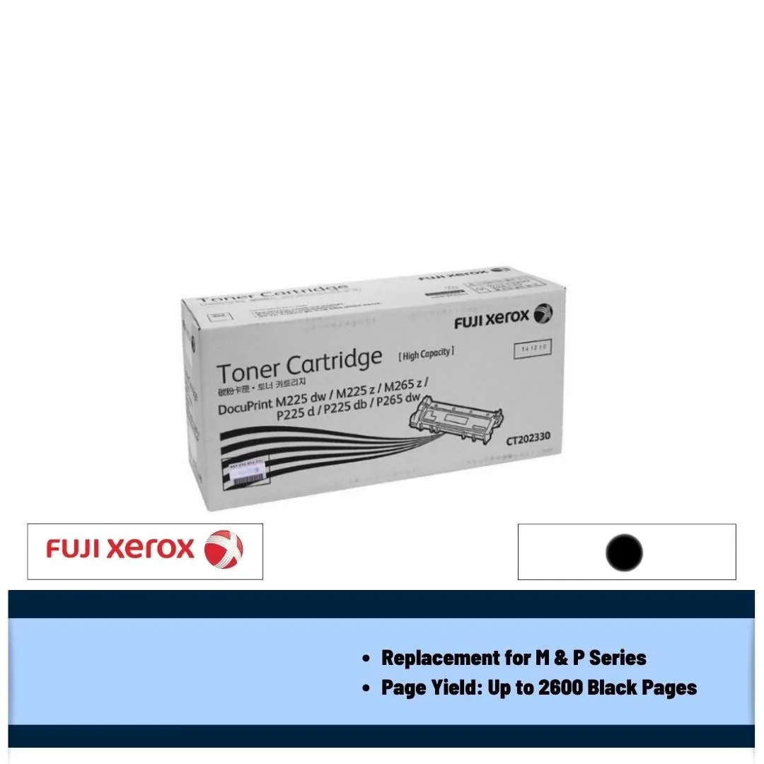 Fuji Xerox CT202330 2.6K Toner Cartridge (Black)