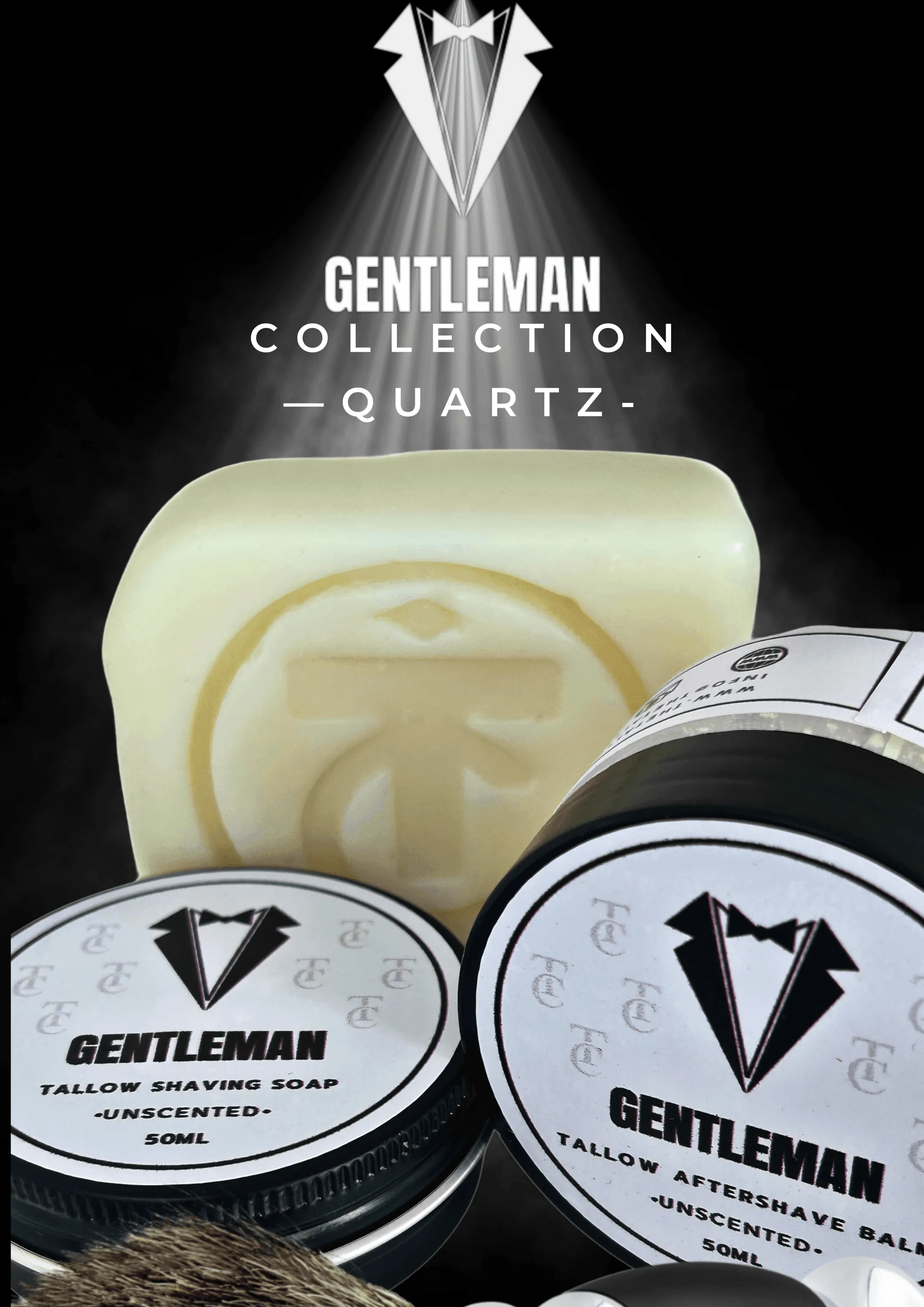 Gentleman Tallow Shaving Collection     -QUARTZ-