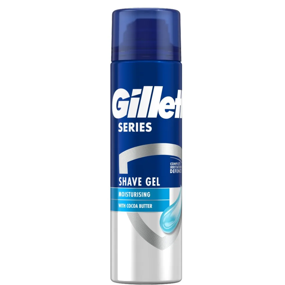 Gillette Series Moisturising Men's Shaving Gel 200ml (T)