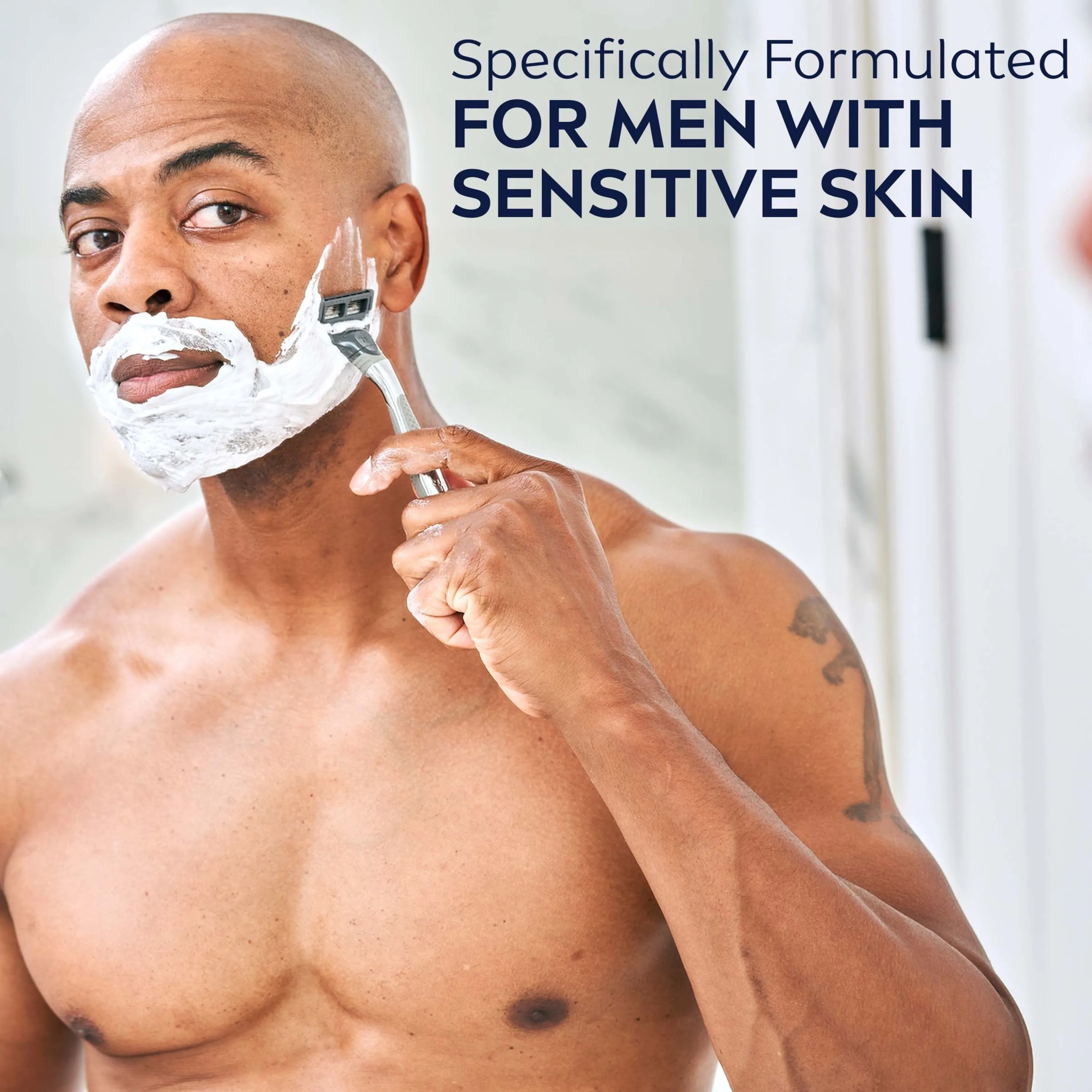 NIVEA MEN Sensitive Shave Gel, 7 Oz Can