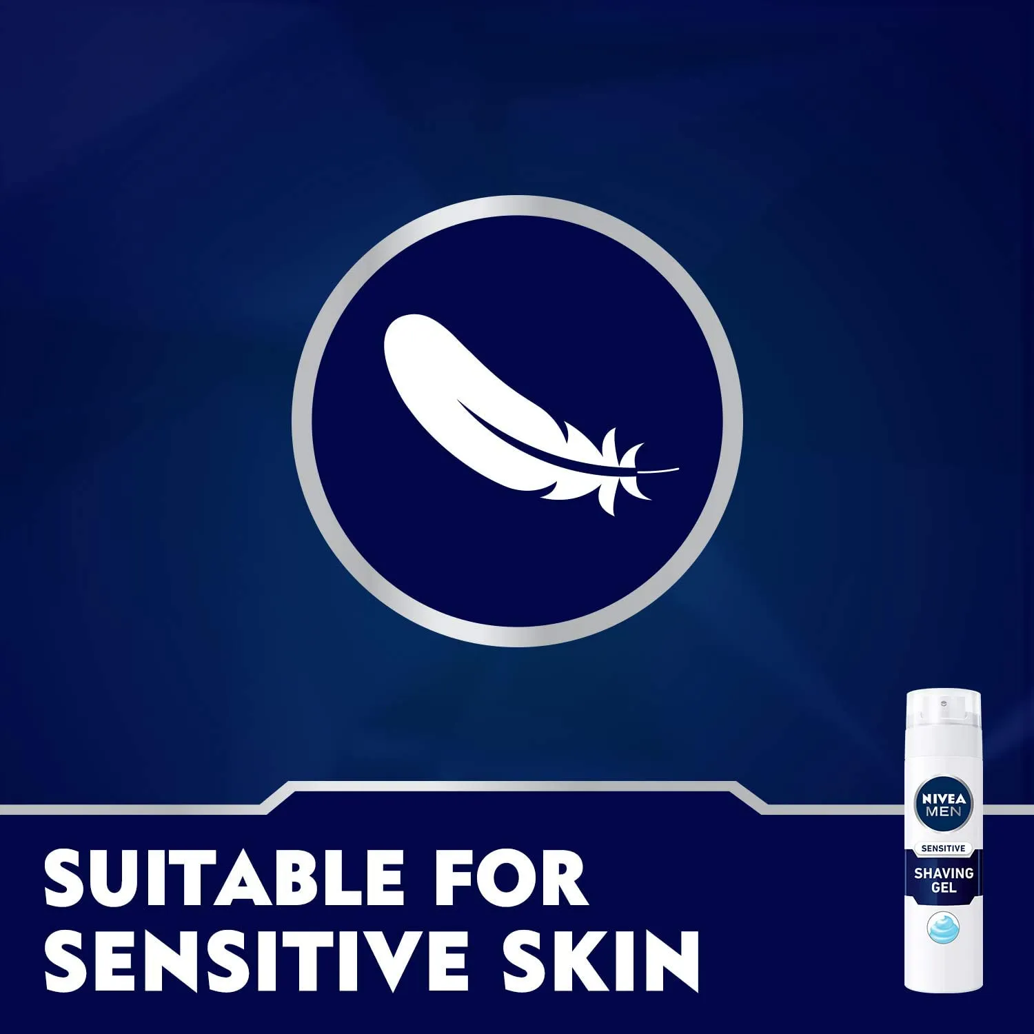 Nivea Men Sensitive Shaving Gel, Chamomile & Hamamelis