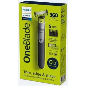 Open Box - OneBlade 360 Face & Body Rechargeable Men's Electric Shaver & Trimmer