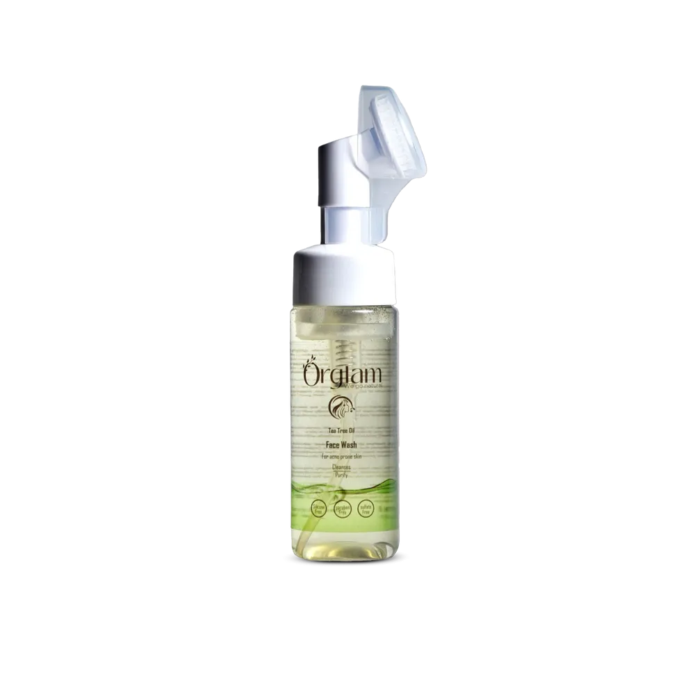 Orglam tea tree face wash acne prone skin