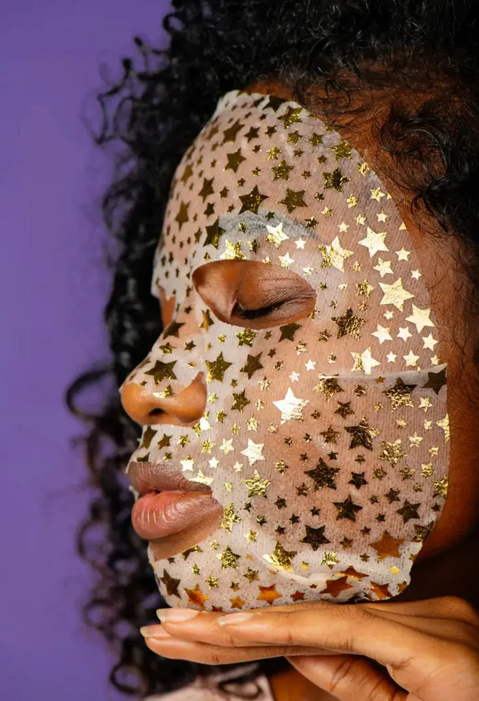 Power Glow Diamond Infused Metallic Sheet Mask