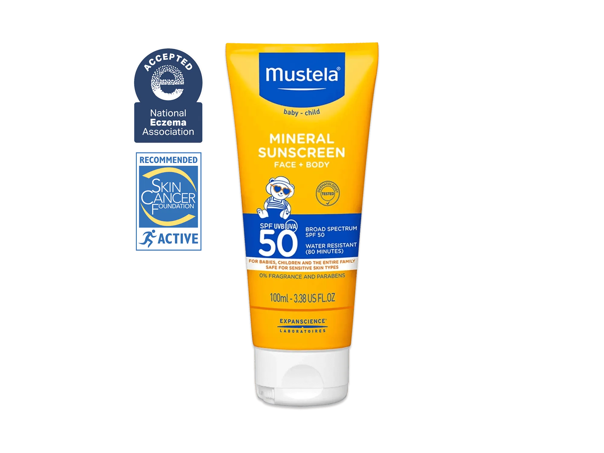 SPF 50 Mineral Sunscreen Lotion Tube