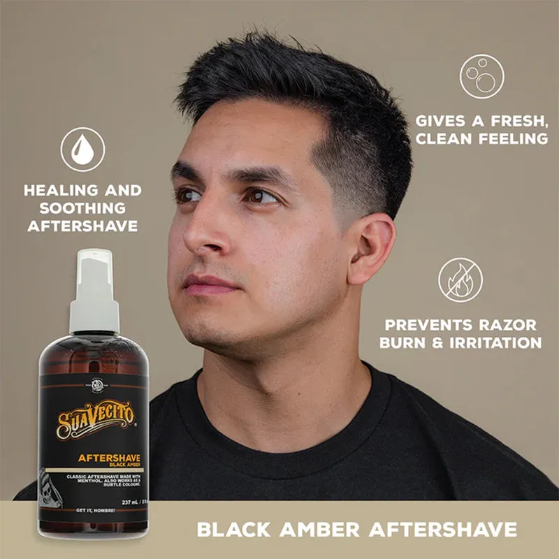 Suavecito - Black Amber Aftershave, 237ml