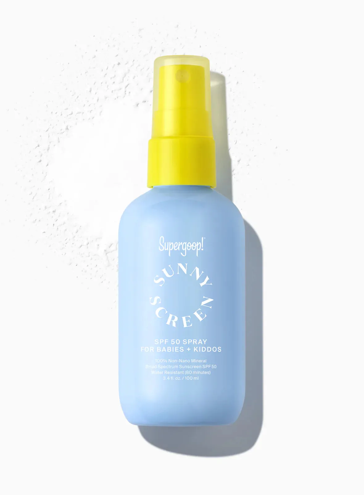 SupergoopSunnyscreen Spray SPF 50 3 100% Mineral ( For Babies & kiddos )