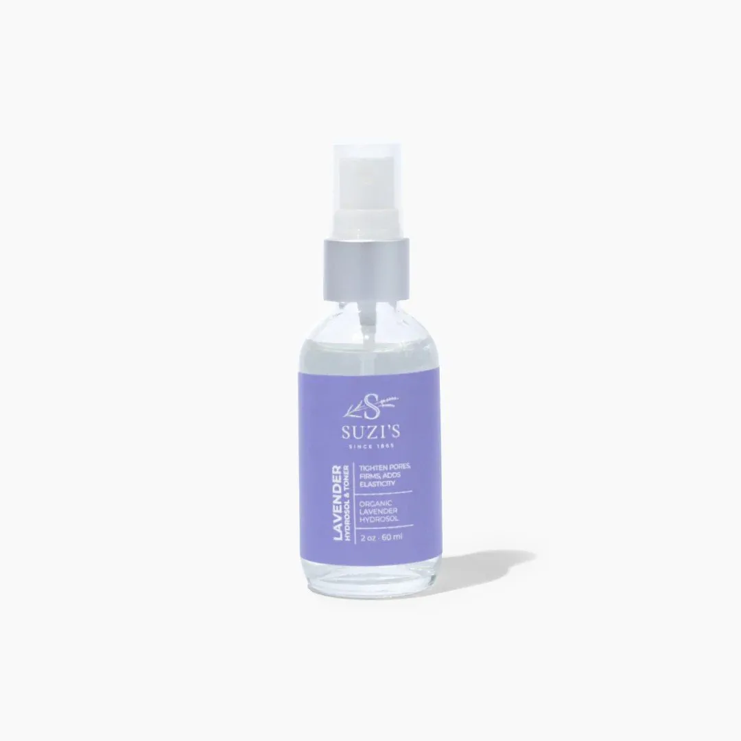 Suzi's Lavender Organic Lavender Hydrosol & Toner 4 oz Liquid