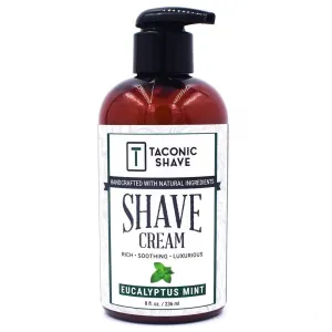 Taconic Eucalyptus Mint Shave Cream 8 Oz. Pump Bottle