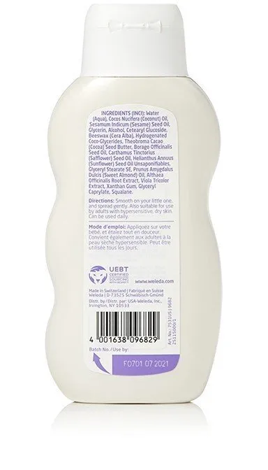 Weleda Baby Care Products Sensitive Care Body Lotion White Mallow 6.8 oz Lotion