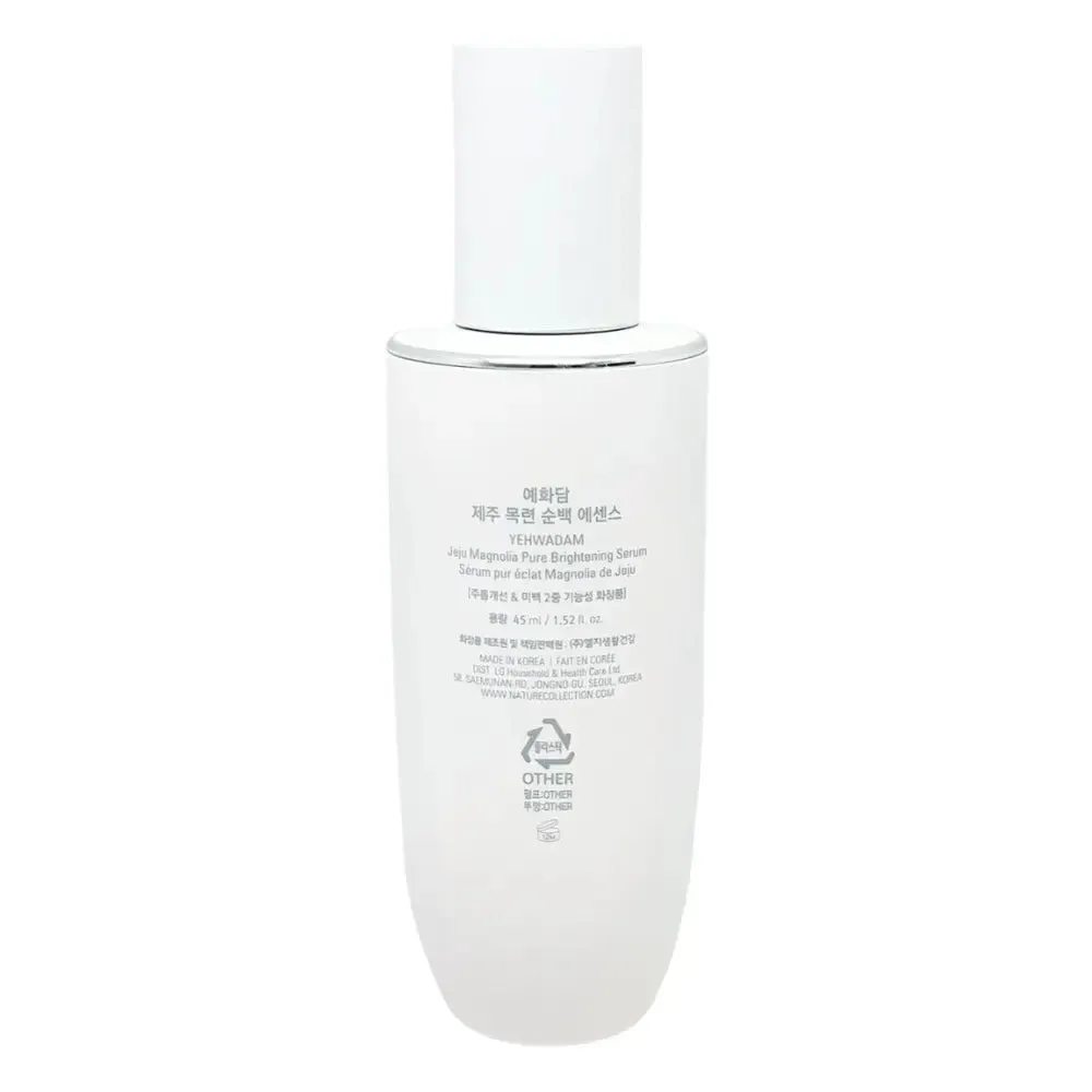 Yehwadam Jeju Magnolia Pure Brightening Serum 45ml